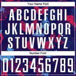 Weißlicht-Sublimationsuniform, benutzerdefiniertes Fußballtrikot, Marineblau Weißlicht-Sublimationsuniform, benutzerdefiniertes Fußballtrikot, Marineblau