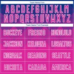 Pink-Weiß Deep Royal Jersey Custom Uniform Fußball Sublimation Pink-Weiß Deep Royal Jersey Custom Uniform Fußball Sublimation