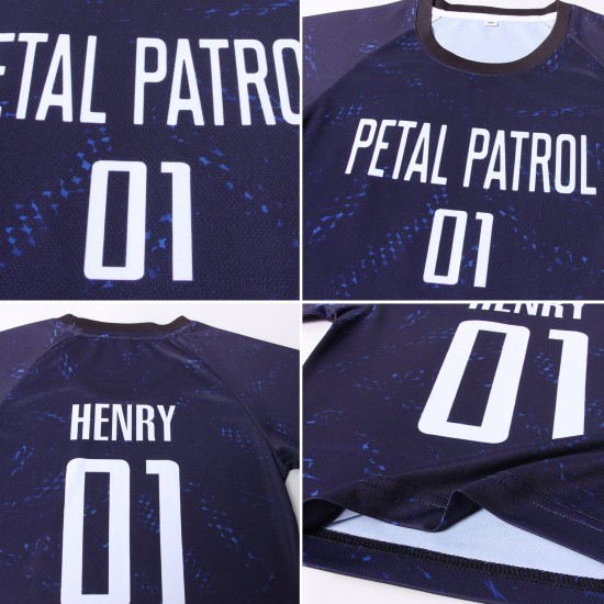 Weiß-Schwarz Lila Jersey Sublimation Fußball Dark Uniform Custom Weiß-Schwarz Lila Jersey Sublimation Fußball Dark Uniform Custom