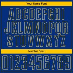 Uniform Nadelstreifen verblassen benutzerdefinierte Royal Yellow Fashion Fußball Jersey Sublimation Uniform Nadelstreifen verblassen benutzerdefinierte Royal Yellow Fashion Fußball Jersey Sublimation