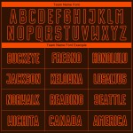 Orange Custom Jersey Sublimation Uniform Braun Fußball Orange Custom Jersey Sublimation Uniform Braun Fußball