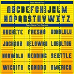 Benutzerdefinierte Royal-Orange Uniform Trikot Fußball Sublimation Gold Benutzerdefinierte Royal-Orange Uniform Trikot Fußball Sublimation Gold