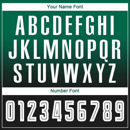 Fade Green Fashion Langarm-Trikot für Fußball-Sublimationstrikots in Weiß und Schwarz, benutzerdefinierte Uniform Fade Green Fashion Langarm-Trikot für Fußball-Sublimationstrikots in Weiß und Schwarz, benutzerdefinierte Uniform