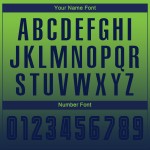 Benutzerdefinierte Fußball Navy Neon Grün Verblassen Lange Jersey Ärmel Sublimation Uniform Mode Benutzerdefinierte Fußball Navy Neon Grün Verblassen Lange Jersey Ärmel Sublimation Uniform Mode