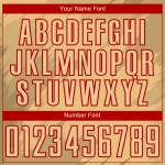 Fußballtrikot Alte Sublimation Uniform Sharp Schwarz-Rot Gold Benutzerdefinierte Formen Fußballtrikot Alte Sublimation Uniform Sharp Schwarz-Rot Gold Benutzerdefinierte Formen