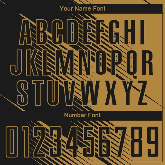 Fußballtrikot Gold Sublimation Uniform Schwarz Old Custom Fußballtrikot Gold Sublimation Uniform Schwarz Old Custom