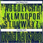 Gelb Neon Uniform Navy-Neon Grün Jersey Fußball Custom Sublimation Gelb Neon Uniform Navy-Neon Grün Jersey Fußball Custom Sublimation