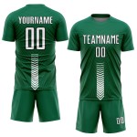 Arrow Green Custom Weiß-Schwarz Uniform Kelly Fußball Formen Sublimation Jersey Arrow Green Custom Weiß-Schwarz Uniform Kelly Fußball Formen Sublimation Jersey