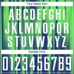 Grün Weiß-Royal Sublimation Custom Jersey Uniform Neon Fußball Grün Weiß-Royal Sublimation Custom Jersey Uniform Neon Fußball