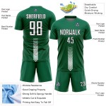 Arrow Green Custom Weiß-Schwarz Uniform Kelly Fußball Formen Sublimation Jersey Arrow Green Custom Weiß-Schwarz Uniform Kelly Fußball Formen Sublimation Jersey