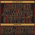 Formen Fußball Rot-Alt Sublimation Gold Jersey Schwarz Benutzerdefinierte Geometrische Uniform Formen Fußball Rot-Alt Sublimation Gold Jersey Schwarz Benutzerdefinierte Geometrische Uniform