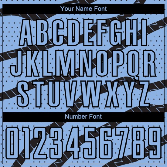 Benutzerdefinierte Licht Jersey Fußball Blau Uniform Sublimation Linien Punkte Und Schwarz Benutzerdefinierte Licht Jersey Fußball Blau Uniform Sublimation Linien Punkte Und Schwarz