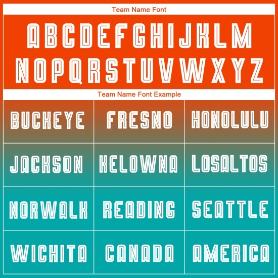 Fußball Ärmel Custom Uniform Weiß-Aqua Fade Fashion Jersey Sublimation Orange Lange Fußball Ärmel Custom Uniform Weiß-Aqua Fade Fashion Jersey Sublimation Orange Lange