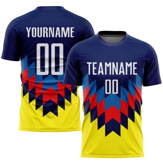 Custom Jersey Weiß-Gold Sublimation Fußball Uniform Figur Custom Jersey Weiß-Gold Sublimation Fußball Uniform Figur