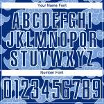 Uniform Custom Pattern Royal Sublimation Cloud Soccer Weiß Trikot Uniform Custom Pattern Royal Sublimation Cloud Soccer Weiß Trikot