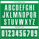 Grüne Uniform Weiß Fußball Jersey Kelly Sublimation Custom Grüne Uniform Weiß Fußball Jersey Kelly Sublimation Custom