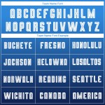 Weiß-Marineblau Custom Sleeve Fashion Uniform Powder Blue Soccer Fade Sublimation Long Jersey Weiß-Marineblau Custom Sleeve Fashion Uniform Powder Blue Soccer Fade Sublimation Long Jersey