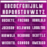 Uniform Fußball Sublimation Weiß-Rosa Custom Lila Trikot Uniform Fußball Sublimation Weiß-Rosa Custom Lila Trikot