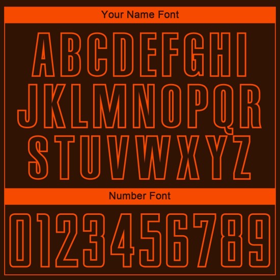 Orange Custom Jersey Sublimation Uniform Braun Fußball Orange Custom Jersey Sublimation Uniform Braun Fußball