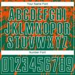 Jersey Kelly Sublimation Custom Orange-Weiß Fußball Grün Uniform Jersey Kelly Sublimation Custom Orange-Weiß Fußball Grün Uniform