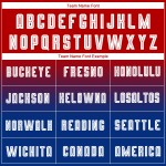 Fußball-Mode-Trikot lang weiß-königlich benutzerdefinierte Ärmel Uniform verblassen rot Sublimation Fußball-Mode-Trikot lang weiß-königlich benutzerdefinierte Ärmel Uniform verblassen rot Sublimation