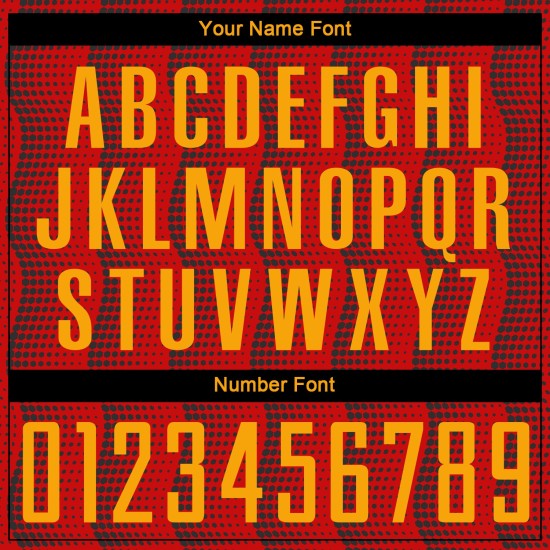 Sublimation Rot Benutzerdefinierte Uniform Trikot Fußball Gold Sublimation Rot Benutzerdefinierte Uniform Trikot Fußball Gold