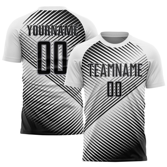 Fußball Sublimation Schwarz-Grau Jersey Weiß Custom Uniform Fußball Sublimation Schwarz-Grau Jersey Weiß Custom Uniform