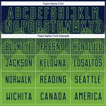 Fußball Custom Neon Jersey Grün Navy Sublimation Uniform Fußball Custom Neon Jersey Grün Navy Sublimation Uniform