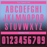 Mode Licht Sublimation Rosa-Schwarz Lange Custom Fade Blau Jersey Ärmel Fußball Uniform