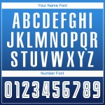 Weiß-Marineblau Custom Sleeve Fashion Uniform Powder Blue Soccer Fade Sublimation Long Jersey Weiß-Marineblau Custom Sleeve Fashion Uniform Powder Blue Soccer Fade Sublimation Long Jersey