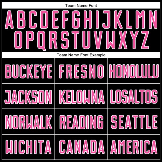 Mode Custom Fußball Split Pink-Weiß Jersey Uniform Schwarz Sublimation Mode Custom Fußball Split Pink-Weiß Jersey Uniform Schwarz Sublimation