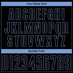 Blue-Royal Fußball Custom Jersey Sublimation Uniform Hellschwarz Blue-Royal Fußball Custom Jersey Sublimation Uniform Hellschwarz