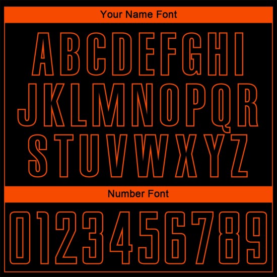 Fußball Schwarz Jersey Orange Uniform Sublimation Custom Fußball Schwarz Jersey Orange Uniform Sublimation Custom