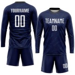 Weiß-Schwarz Lila Jersey Sublimation Fußball Dark Uniform Custom Weiß-Schwarz Lila Jersey Sublimation Fußball Dark Uniform Custom