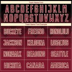 Crimson-Creme Jersey Sublimation Fußball Schwarz Custom Uniform Crimson-Creme Jersey Sublimation Fußball Schwarz Custom Uniform