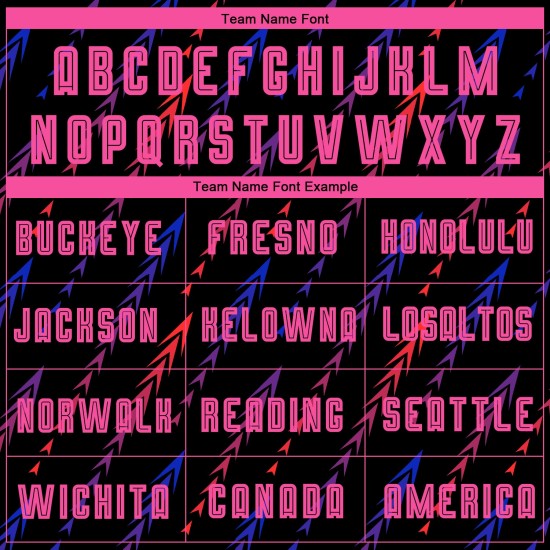 Pink-Orange Custom Sublimation Fußball Jersey Schwarze Uniform