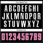 Mode Custom Fußball Split Pink-Weiß Jersey Uniform Schwarz Sublimation Mode Custom Fußball Split Pink-Weiß Jersey Uniform Schwarz Sublimation