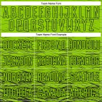 Sublimation Schwarzes Trikot Benutzerdefinierte Uniform Grün Neon Fußball