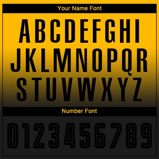 Fashion Fade Uniform Ärmel Lange Sublimation Schwarz Jersey Custom Gold Fußball Fashion Fade Uniform Ärmel Lange Sublimation Schwarz Jersey Custom Gold Fußball