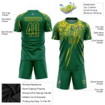 Grüne Sublimation Jersey Custom Gelb Kelly Uniform Fußball Grüne Sublimation Jersey Custom Gelb Kelly Uniform Fußball