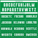 Grüne Uniform Weiß Fußball Jersey Kelly Sublimation Custom Grüne Uniform Weiß Fußball Jersey Kelly Sublimation Custom