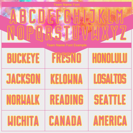 Weißes, uniformiertes Sublimations-Fußballtrikot in Pink-Gold