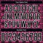 Formen Jersey Custom Fußball Geometrische Sublimation Rosa Schwarz-Weiß Uniform Formen Jersey Custom Fußball Geometrische Sublimation Rosa Schwarz-Weiß Uniform