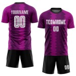 Uniform Fußball Sublimation Weiß-Rosa Custom Lila Trikot Uniform Fußball Sublimation Weiß-Rosa Custom Lila Trikot