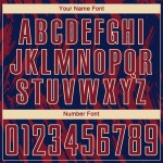 Creme Jersey Crimson Navy-City Uniform Fußball Custom Sublimation Creme Jersey Crimson Navy-City Uniform Fußball Custom Sublimation