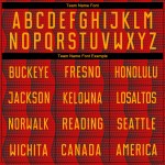 Sublimation Rot Benutzerdefinierte Uniform Trikot Fußball Gold Sublimation Rot Benutzerdefinierte Uniform Trikot Fußball Gold