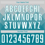 Benutzerdefinierte Teal Jersey Uniform Weiß Fußball Sublimation Benutzerdefinierte Teal Jersey Uniform Weiß Fußball Sublimation