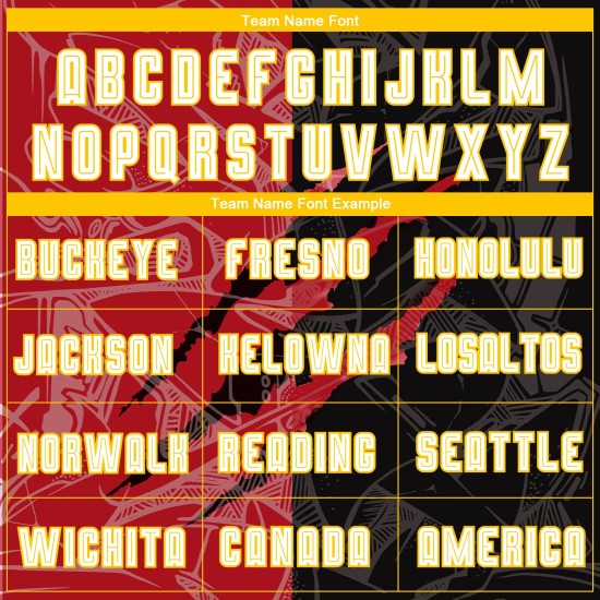 Weiß Rot-Gelb Scratch Uniform Sublimation Custom Jersey Muster Graffiti Fußball Schwarz Weiß Rot-Gelb Scratch Uniform Sublimation Custom Jersey Muster Graffiti Fußball Schwarz