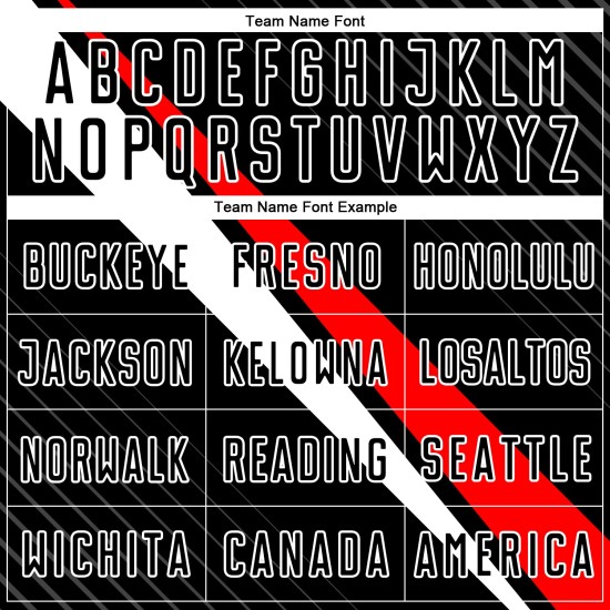 Fußball Sublimation Rot-Weiß Linien Jersey Schwarz Uniform Custom Diagonal Fußball Sublimation Rot-Weiß Linien Jersey Schwarz Uniform Custom Diagonal