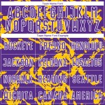 Fußball Sublimation Trikot Fluid Custom Uniform Gold-Weiß Lila Abstrakt Fußball Sublimation Trikot Fluid Custom Uniform Gold-Weiß Lila Abstrakt